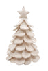 Handmade Cream Tabletop Christmas Tree in Hand Felted Wool - ARCADIA HOME